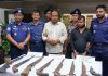ঠাকুরতলা চৌরাস্তার মোড়ে সিএনজিতে মিলল ৮ আগ্নেয়াস্ত্র, আটক ২