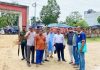 মহেশখালীতে প্রাইম মিনিস্টার গোল্ডকাপ ফুটবল টুর্ণামেন্টের মাঠ সংস্কারের কাজ পরিদর্শনে ইউএনও